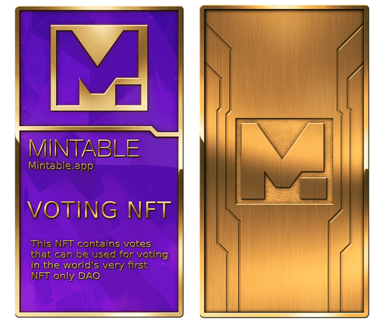 Mintable Voting NFT