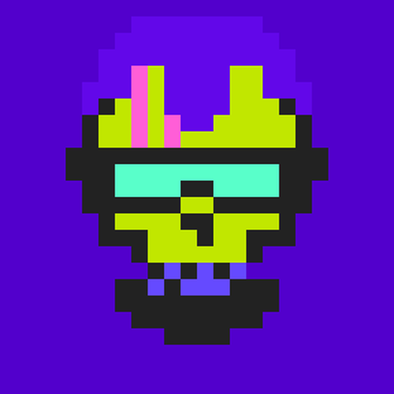 Cyber CryptoSkull #1562