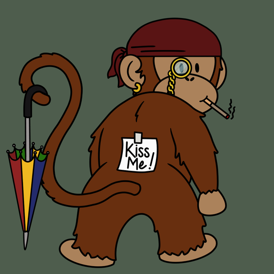 Kiss Me Monkey #660