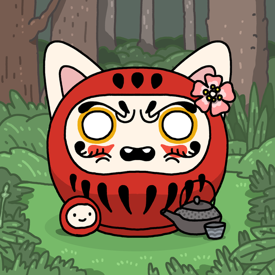 Neko Daruma #79