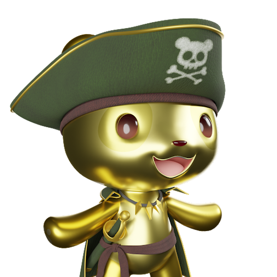 3D LEELEE-Pirate-Gold02-#20167