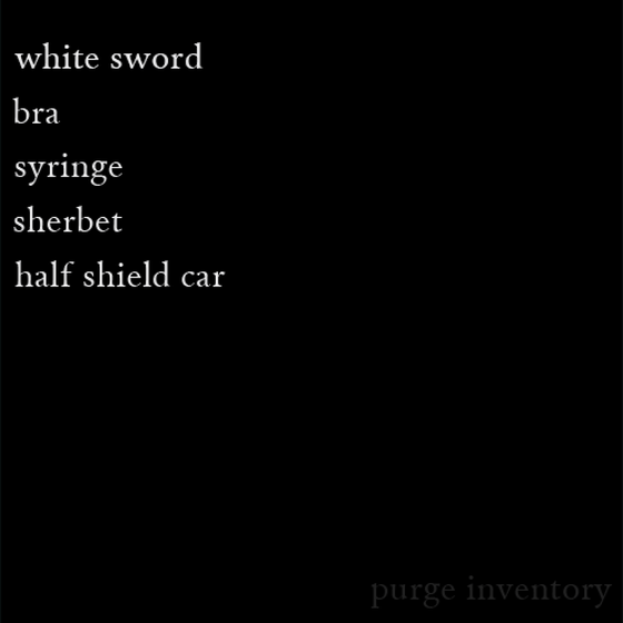 Purge Inventory #2015