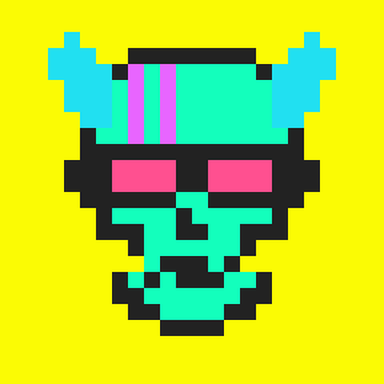 Cyber CryptoSkull #1504