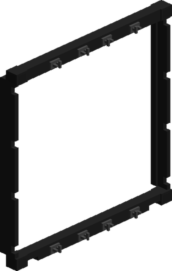 Container doorframe gray