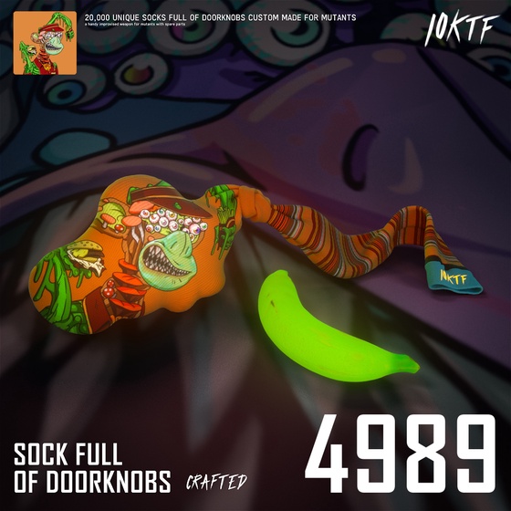 Mutant Sock Full of Doorknobs #4989