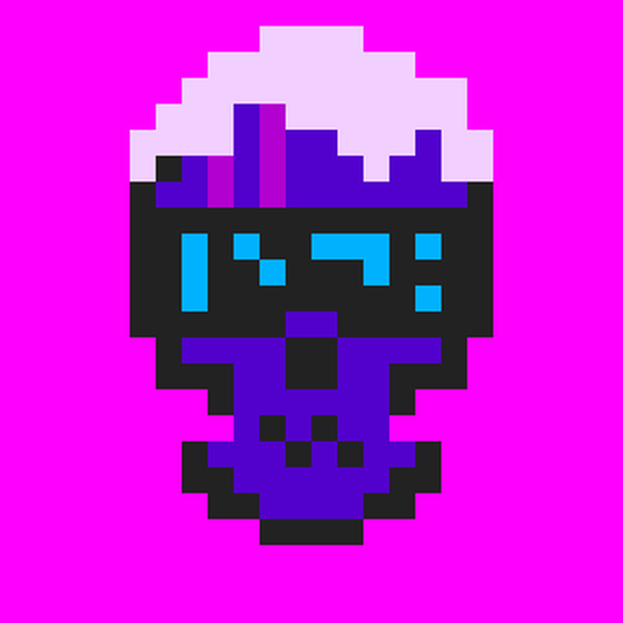 Cyber CryptoSkull #1500