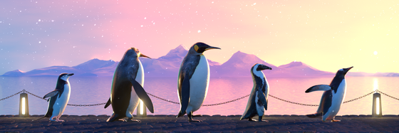 Five Penguins #2056