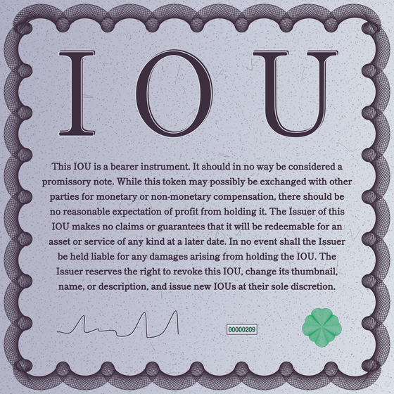 IOU #209