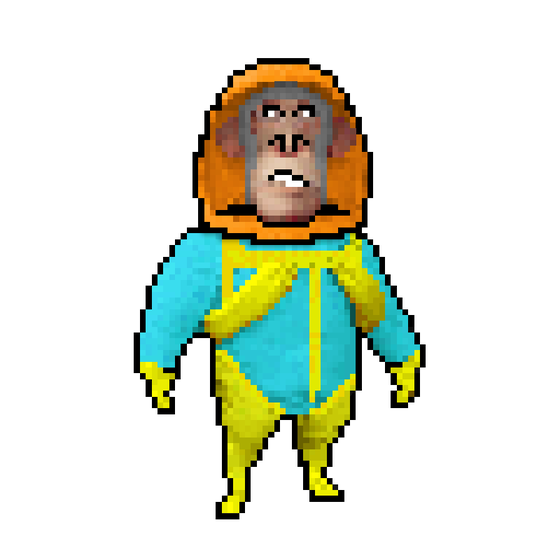 Pixel Radioactive Ape #232