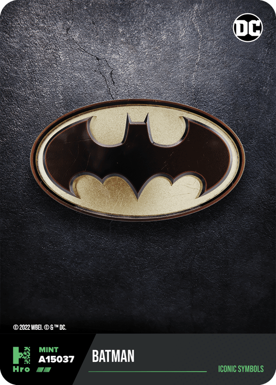 A15037 2022 Iconic Symbols Batman