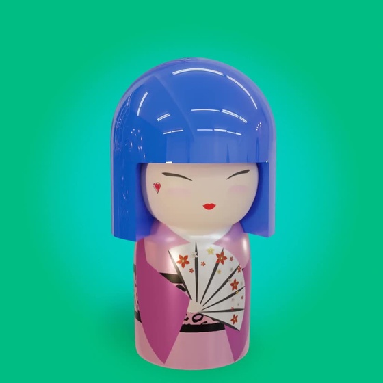 Kokeshi Reyko #1191