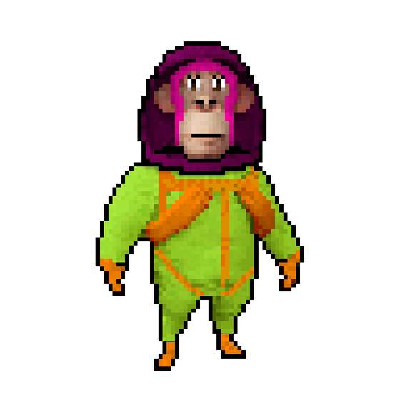 Pixel Radioactive Ape #45