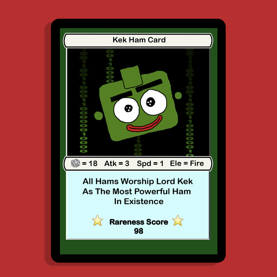 Kek Ham Card