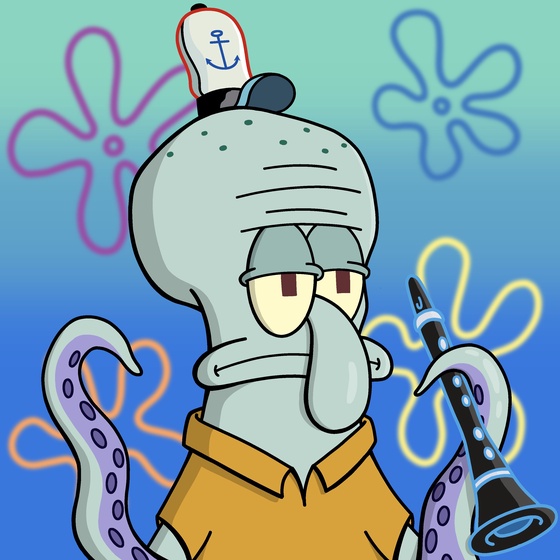 Squidward Kraken 1/1