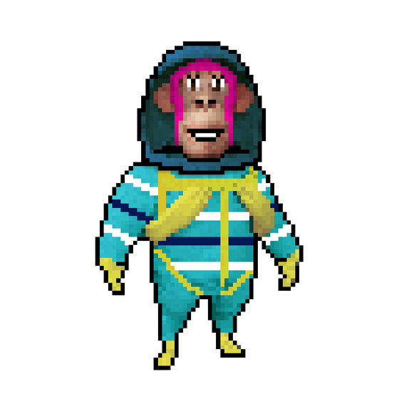 Pixel Radioactive Ape #717