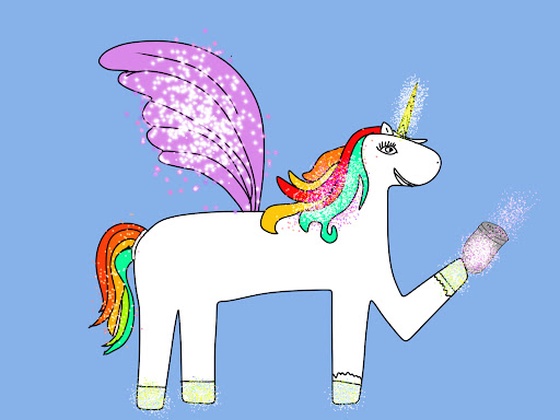 Glitter Glitter Everywhere Unicorn