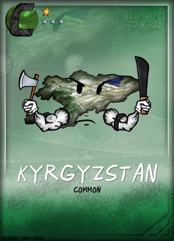 Weaponized Countries #3227 Kyrgyzstan