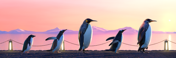 Five Penguins #2693