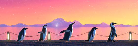 Five Penguins #2473