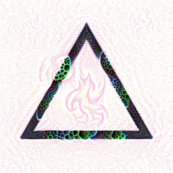 BIOMORPHIC FLAMES FIRE RUNE