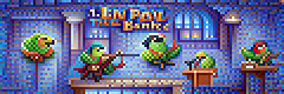 #388 The parrots are taking out loans at the bank