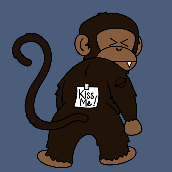 Kiss Me Monkey #1397