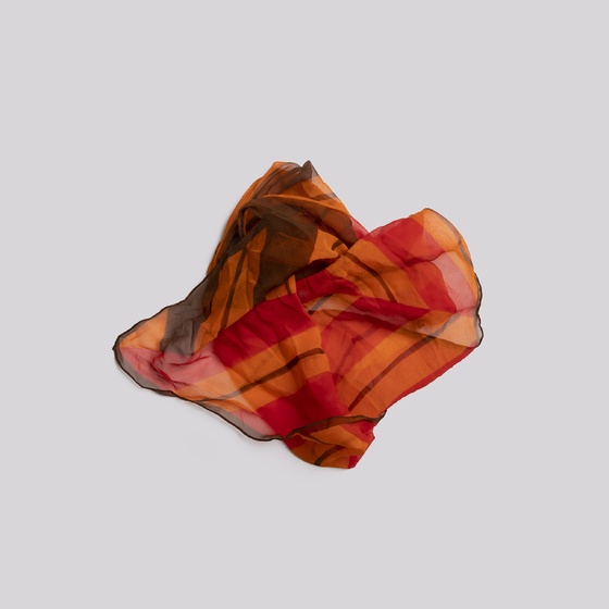 Abstract Orange Scarf