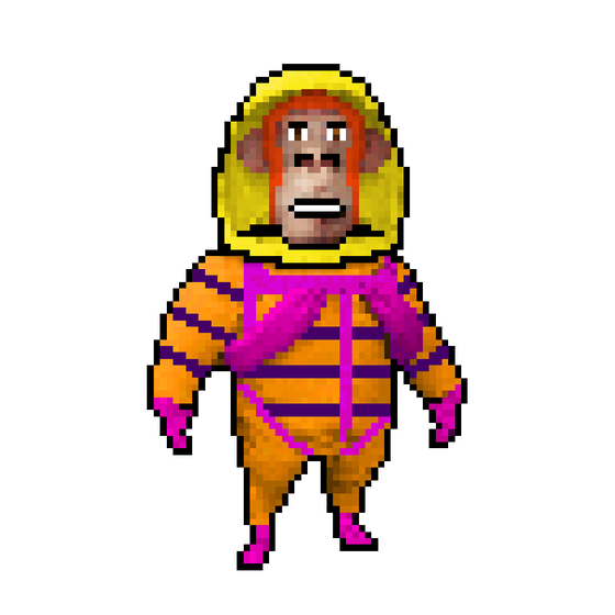 Pixel Radioactive Ape #44