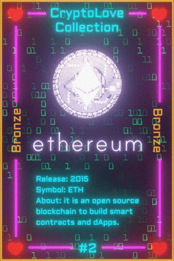 CryptoLove #2: Ethereum (Bronze Edition)