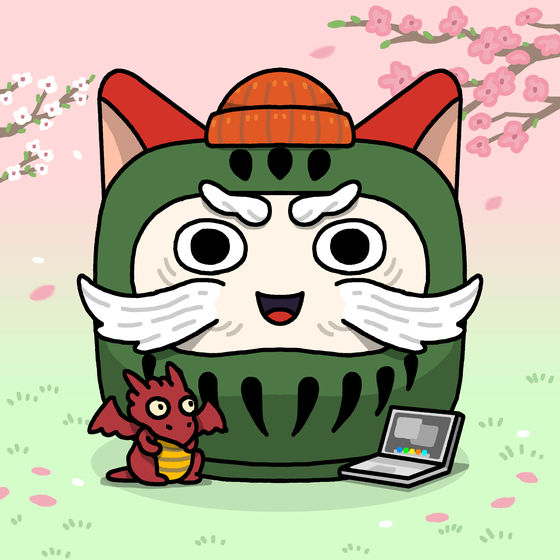 Neko Daruma #325