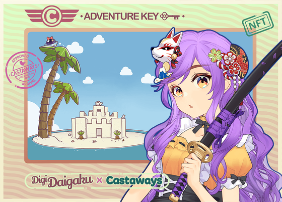 DigiDaigaku Genesis Adventure Key Castaways #774 - Llana