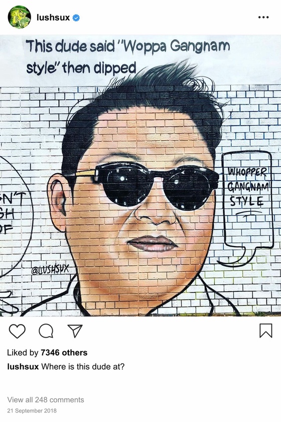 Lushsux #3242 - Mural Psy