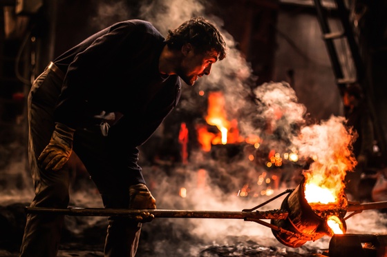 Man in Flames