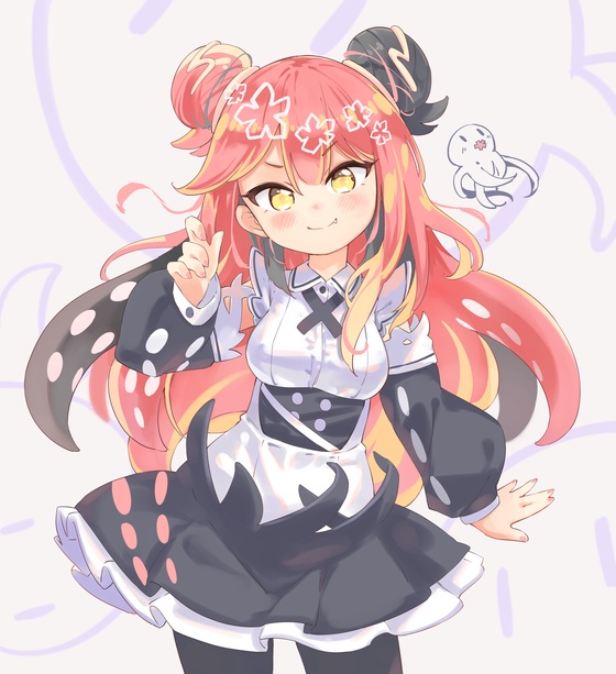 #004 Pink Tako Maid