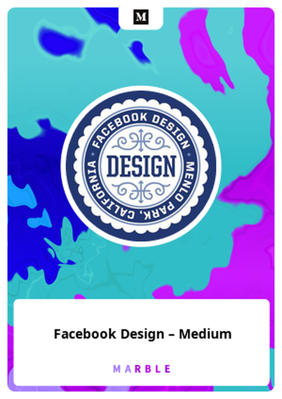 Facebook Design – Medium