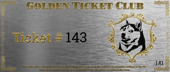 Golden Ticket Club #143