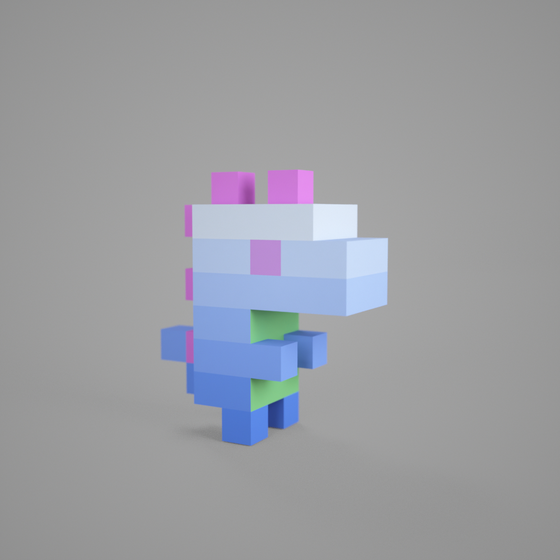 3D tiny dino #0480