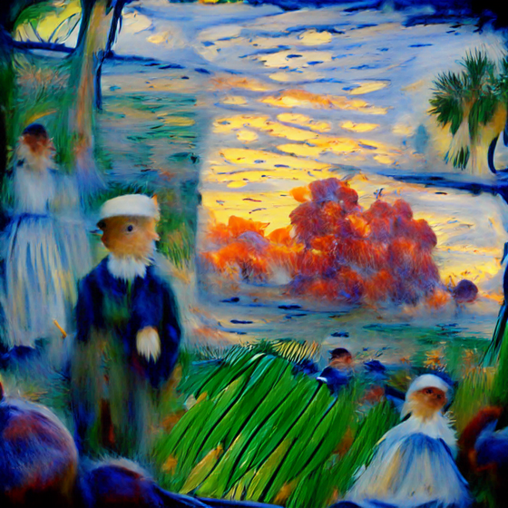 Impressionist Sunset 17