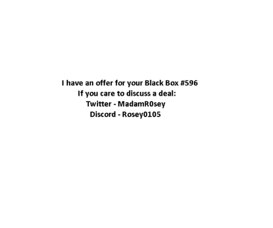 Rosey's Offer