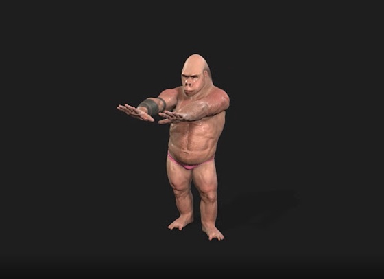 Dancing ApeMan Macarena Pink 8/11