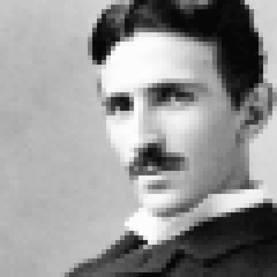 Pixel Art #0113 Nikola Tesla