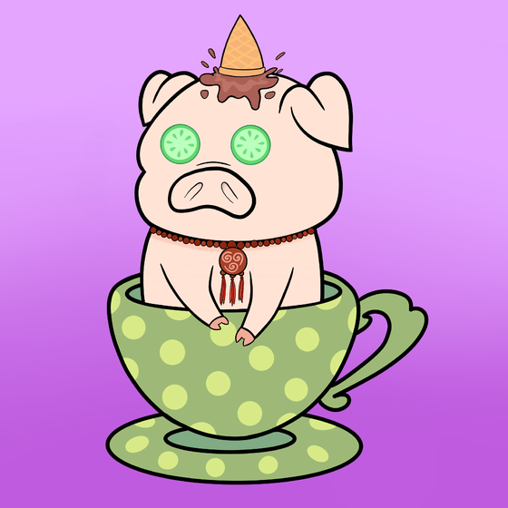 Lucky Teacup Piggy Club #2116