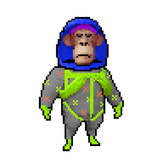 Pixel Radioactive Ape #192