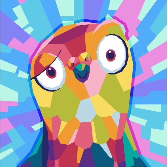 Perspective Pigeon Hologram (Iconics 1/1)