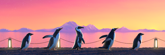 Five Penguins #1389