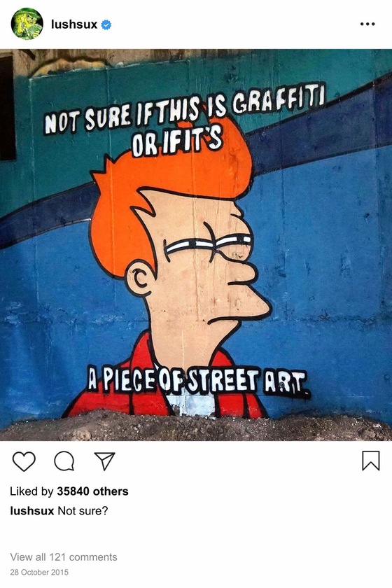 Lushsux #2129 - Mural Futurama