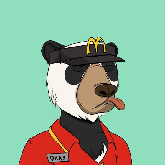 Fast Food Okay Bear #4300