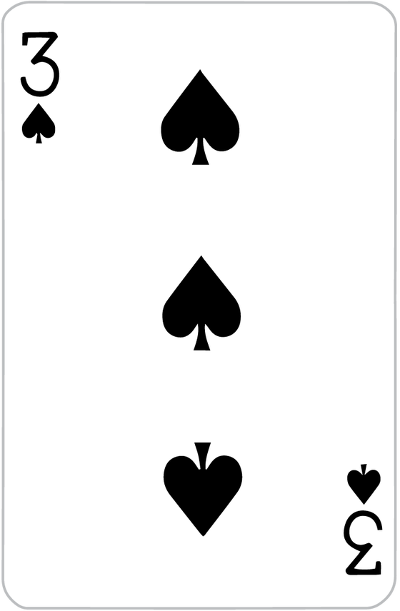 THREE OF SPADES