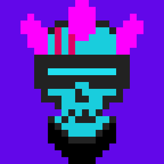 Cyber CryptoSkull #1590