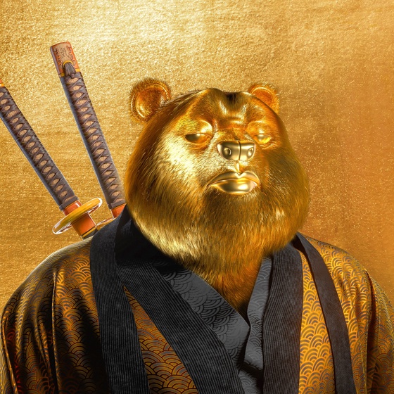 GrumpyPanda Golden Samurai